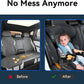 Kids Car Seat Tray, Travel Tray with Cup Holder for Toddler Baby, Kids Car Seat Food Snack Organizer for Road Trip, Stroller snack Organizer Travel Must Haves Toddler Must Haves (Black)