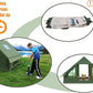 Inflatable Camping Tent, Glamping Blow Up Tent with Hand Pump for All-Season, 3 Mins Easy Setup, Waterproof Tens with Mesh Window for 4-6 Person, Suit for Family, Friend, Camp, Outdoor Gathering