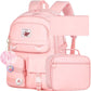 CCJPX Girls Backpack, 16 inch School Laptop Bag College Bookbag, Anti Theft Daypack for Teens Girls Students Women