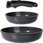 GiPP Ceramic Non Stick Frying Pans Set Removable Handle, Dishwasher & Oven Safe Nonstick Skillets with Detachable Handle, Healthy Cooking Compatible with All Stovetops, PFOA Free, RV Cookware set