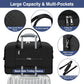 Weekender Bag for Women, Travel Duffel Bag Carry On Overnight Bag with Shoe Compartment Large Nylon Travel Weekend Tote Bag - Roamly