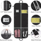 Zilink Upgrade 60" Garment Bag for Long Coat, Leather,Fur, Mink, Gown and Choir Robe with 3.9" Gusset and Stable Buckles Heavy Duty, Hanging, Breathable, Foldable Travel and Wardrobe Clothes Protector