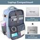 Taygeer Travel Backpack for Women, Carry On Backpack with Water Bottle Pocket & Shoe Pouch, TSA 15.6inch Laptop Mochila Flight Approved, Nurse Bag Casual Daypack for Weekender Hiking, Powder Purple