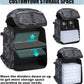 HAMBOLY Fishing Backpack with Rod Holders, 40L Tackle Box Backpack for Fishing Gear, Waterproof Fishing Bag for Men