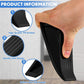 Frienda 8 Pcs Jumbo Door Stoppers Heavy Duty Door Stopper Tall up to 2inch Tall Wedge TPR Large Wedge Stackable Big Rubber Doorstop for Hotel Carpet Hardwood Concrete and Tile (Black)