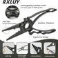 Titanium Fishing Pliers, Premium Saltwater Fishing Gear, Tungsten Cutters, Split Ring Hook Remover, Knot Tying Tool with Lanyard, Ice Fishing, Sea Fishing Kit Gifts for Men
