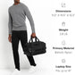 TUMI - Alpha Bravo Mason Duffel - Men's Weekender, Gym and Overnight Travel Bag - Fits Up To 15" Laptop - 11.0" X 19.5" X 10.3" - Navy Coated Canvas