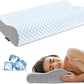 Cervical Neck Pillow for Pain Relief, Contour Memory Foam Pillows for Sleeping, Odorless Ergonomic Pillow Adjustable Orthopedic Cooling Pillow Bed Pillow Neck Support for Side Back Stomach Sleepers