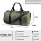 FIREDOG Smell Proof Duffle Bag, Large Smell Proof Bag for Travel Storage