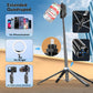 71" Selfie Stick Phone Tripod with Wireless Remote & 2 Fill Lights, Extendable Aluminum Phone Stand for iPhone/Android/Camera, Portable Travel Tripod for Vlogging, Live Streaming, Video Recording