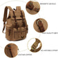 AUGUR High Capacity Canvas Vintage Backpack - for Hiking Travel 12-15.6" Laptop Backapcks for Men Casual Daypacks Rucksack(L-Khaki)