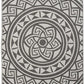 Sand Cloud Turkish Beach Towel - Sand Free - 100% Organic Turkish Cotton Yarn - Quick Dry Towel for Beach, Picnic Blanket or Throw - As Seen on Shark Tank - Mandala (Dark Grey)