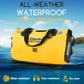 Waterproof Duffel Bag - Motorcycle Dry Bag Tail Bag with Large Storage Space, Waterproof Luggage Duffle Bags with Outer Mesh Zipper Pocket for Camping, Kayaking, Fishing & Traveling - Roamly