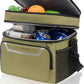 EVERFUN Small Cooler Bag 24/48 Can Insulated Lunch Box Double Deck Soft Leak-Proof Waterproof Collapsible Ice Chest for Men Women Work Travel Car Trip Picnic Beach