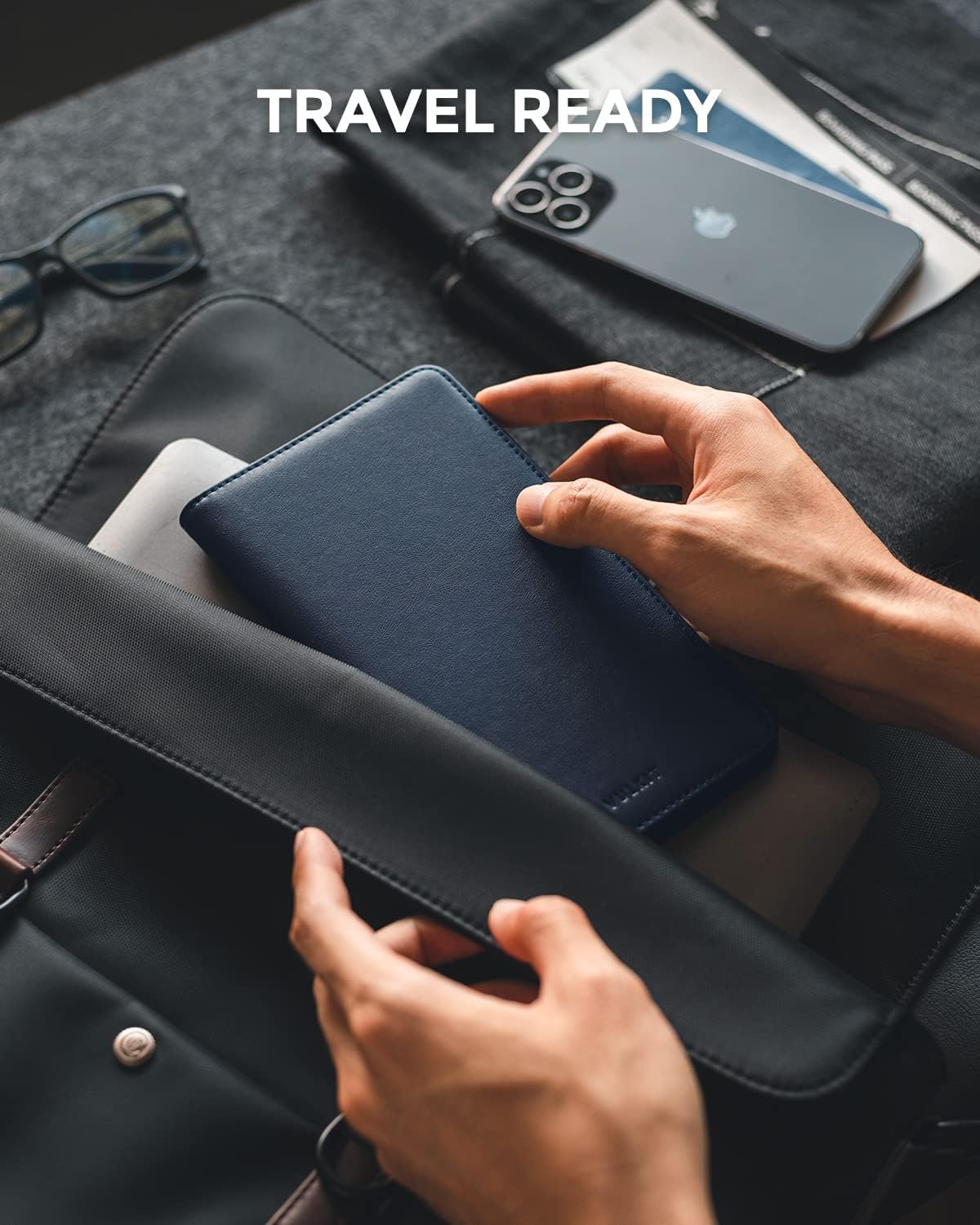 VULKIT Passport Holder Wallet RFID Blocking Travel Wallet for Men & Women - Roamly
