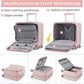 3 Piece Luggage Set 16 Inch Carry On with Front Opening, Expandable PC Hardshell Suitcase with 14" Cosmetic Case & Handbag, Lightweight Underseat Rolling Luggage with TSA Lock & PVC Cover