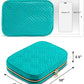 SFYBYHEART Travel Jewelry Organizer Case, Jewelry Travel Bags for Women, Large Capacity Travel Jewelry Case for Tangle-Free Earrings, Necklaces, Rings Storage, Travel Accessories,Teal