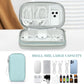 FYY Electronic Organizer, Travel Cable Organizer Bag Pouch Electronic Accessories Carry Case Portable Waterproof Double Layers Storage Bag for Cable, Charger, Phone, Earphone, Medium Size- Mint Green
