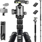 JOILCAN Tripod for Camera, 81" Aluminum Camera Tripod Monopod, Heavy Duty Travel Tripods for Spotting Scope Binoculars Laser Level, Payload 35Lb