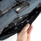 Skunk Duffle bag Medium 16"- Smell Proof - With combo lock - PATENT PENDING (Blue Navy, 16"x7.5")