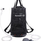 WILD HEART Camping Shower, 5.8 Gallons/22L Portable Camp Shower Bag with Upgraded Screw Lid, Water Level Window, Pressure Foot Pump, and Handy Nozzle, Solar Shower for Beach Camping Hiking Trip