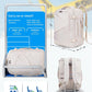 ECOHUB 30L Carry on Travel Backpack for Men Women 18x14x8, 17 inch Expandable Airlines Personal Item Bag Water Resistant Laptop Backpack Flight Approved with USB Slot & Wet Pocket, Beige