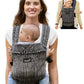 GROWNSY Baby Carrier Newborn to Toddler, Ergonomic Baby Toddler Carrier Wraps with Head Support, Easy to Wear, Infant Carrier Baby Gift, Travel and Hiking Friendly, for 7 to 44 lb (Flow-Stripe)