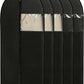 Garment Bags for Hanging Clothes, 50'' Long Dress Bags for Closet Storage, Black Garment Covers with Clear Window for Suits, Coats, Jackets（5 Packs）