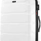 Samsonite Omni PC Hardside Expandable Luggage with Spinner Wheels, Checked-Large 28-Inch, White