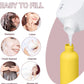 Travel Shampoo Bottle, Empty Plastic Squeeze Bottles 8.8oz with Flip Cap, Lotion Container for Toiletries Travel Size Shampoo and Conditioner