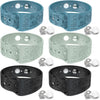 Motion Sickness Bands Anti Nausea Acupressure Wristband Sea Sickness Wristbands Nausea Bands（3Pairs-Bule+Beryl+Black）