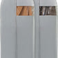 50" Garment Bags for Hanging Clothes, Suit Bags for Closet Storage and Travel, Grey Suit Cover Bags with Clear Window for Coats, Jackets, Dresses (2 Packs)