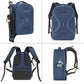 MOSISO Camera Backpack, DSLR/SLR/Mirrorless Photography Camera Bag 15-16 inch Waterproof Hardshell Case with Tripod Holder&Laptop Compartment Compatible with Canon/Nikon/Sony, Steel Blue