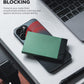 VULKIT Pop up Card Holder Minimalist Credit Card Holder RFID Blocking Slim Metal Card Case for Men or Women(Midnight Green)