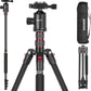 NEEWER 77 inch Camera Tripod Monopod for DSLR, Phone with 360° Panoramic Ball Head, 2 Axis Center Column, Arca Type QR Plate, Compact Aluminum Lightweight Travel Tripod 34lb Max Load, Bag Included