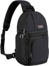 MOSISO Camera Sling Bag, DSLR/SLR/Mirrorless Camera Backpack Case Shockproof Photography Backpack with Tripod Holder & Removable Modular Inserts Compatible with Canon/Nikon/Sony/Fuji