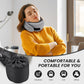 Travel Neck Pillows, 100% Memory Foam Filling, Travel Pillows for Airplanes, Compact and Ergonomic Design, Best for Sleeping Plane Train Travel Essentials (Light Grey)