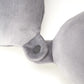 Brookstone Travel Neck Pillow - Lightweight Fleece Casing U-Shaped Stuffable Memory Foam Travel Pillow for Sleeping and Neck Support, Size One Size, Grey