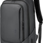 hk Laptop Backpack for Men with USB Charging Port Water-Resistant for 15.6 Inch Computer Bag Durable High-Tech Daypack Casual Backpack for Business Work College Weekender Travel- Dark Grey