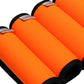 Neoprene Luggage Handle Wrap 5pcs Pack Neon Luggage Tags/Identifiers Bright Luggage Markers Airport Travel Accessories for Luggage/Suitcase Fluorescent Orange