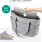 BAGSMART Tote Bag for Women, Lightweight Puffy Tote Bag with Compartments Shoulder Bag Handbag for Travel, Work, Gym,