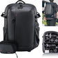 UURig ULANZI BP09 Traker Camera Backpack • 22L • Versatile Camera Travel Bag • Quick Access • Well Organized Professional Photography Storage • Shoulder Backpack • for Sony/Nikon DSLR Cameras