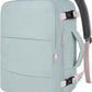 Taygeer Personal Item Backpack for Men Women, Travel Backpack Carry on Luggage Flight Approved with Water Bottle Pocket & Shoe Pouch, Large Weekender Work Bag for Hiking Gift, Gray Powder