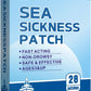 Sea Sickness Patch for Cruise - Cruise Must Haves - Cruise Ship Essentials for Carnival, Princess, Norwegian, Holland America, MSC & Major Cruise Lines-Travel Essentials for Adults and Kids