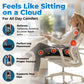 Seat Cushion, BodySync™ Technology with Non-Slip Gel & Memory Foam for Tailbone, Sciatica & Back Pain Relief, Office Chair Cushion, Car Seat Cushions for Driving (Black)