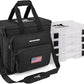 KastKing Karryall Fishing Tackle Bags with 4 * 3700 Tackle Trays, Fishing Bags for Saltwater or Freshwater Fishing - Fishing Gear Storage, Black