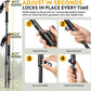 100% Carbon Fiber Trekking Poles by USA Brand - Ultra Strong Lightweight Collapsible Hiking Poles with Cork and EVA Foam Grips & Quick Adjustable Flip Locks