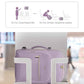 LOVEVOOK Travel Backpack for Women & Men 40L,Airline Approved Carry On Backpack Travel Essentials,TSA Carry on Luggage,Waterproof Personal Item Travel Bag,Suitcase with 3 Packing Cubes,Light purple