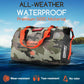 Waterproof Duffel Bag - Motorcycle Dry Bag Tail Bag with Large Storage Space, Waterproof Luggage Duffle Bags with Outer Mesh Zipper Pocket for Camping, Kayaking, Fishing & Traveling - Roamly