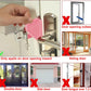 MBBEST Hotel Door Lock & Door Stop Alarm,Dual Protection Security Devices Pocket Door Stopper Self Defensey Tools for Hotel Travel Home Apartment House, Pink/Pink